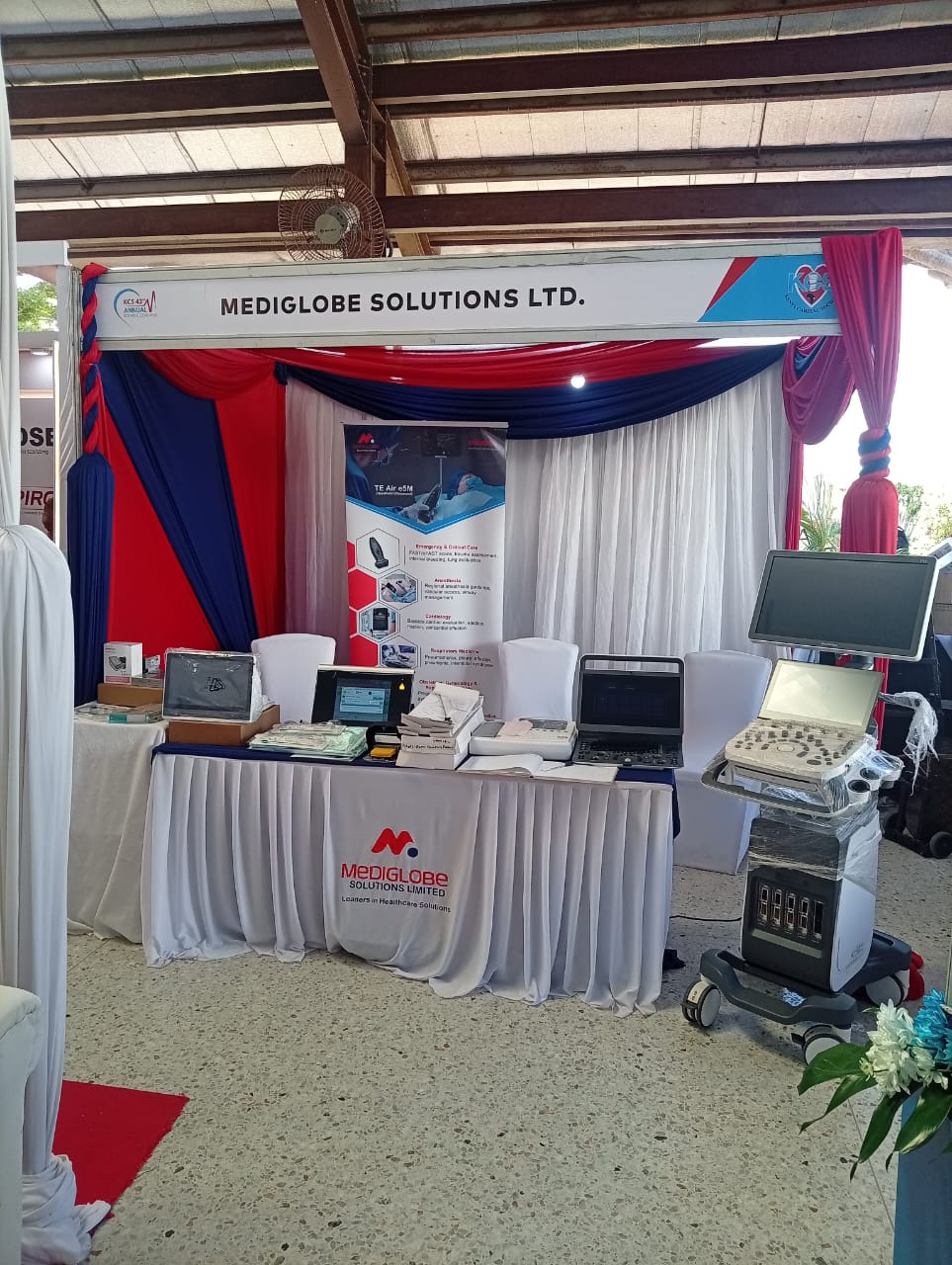 Mediglobe Solutions Ltd. booth: We showcased innovative & quality healthcare equipment and solutions designed to support better patient care.